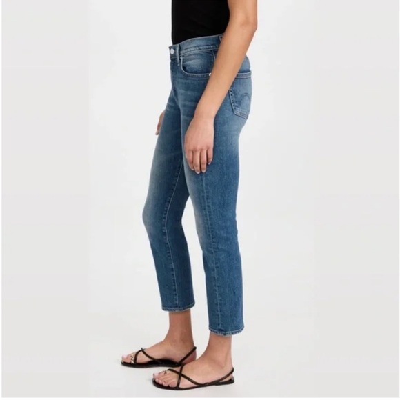 Edwin Elin Crop Straight Jeans Size 30 New - Picture 2 of 15